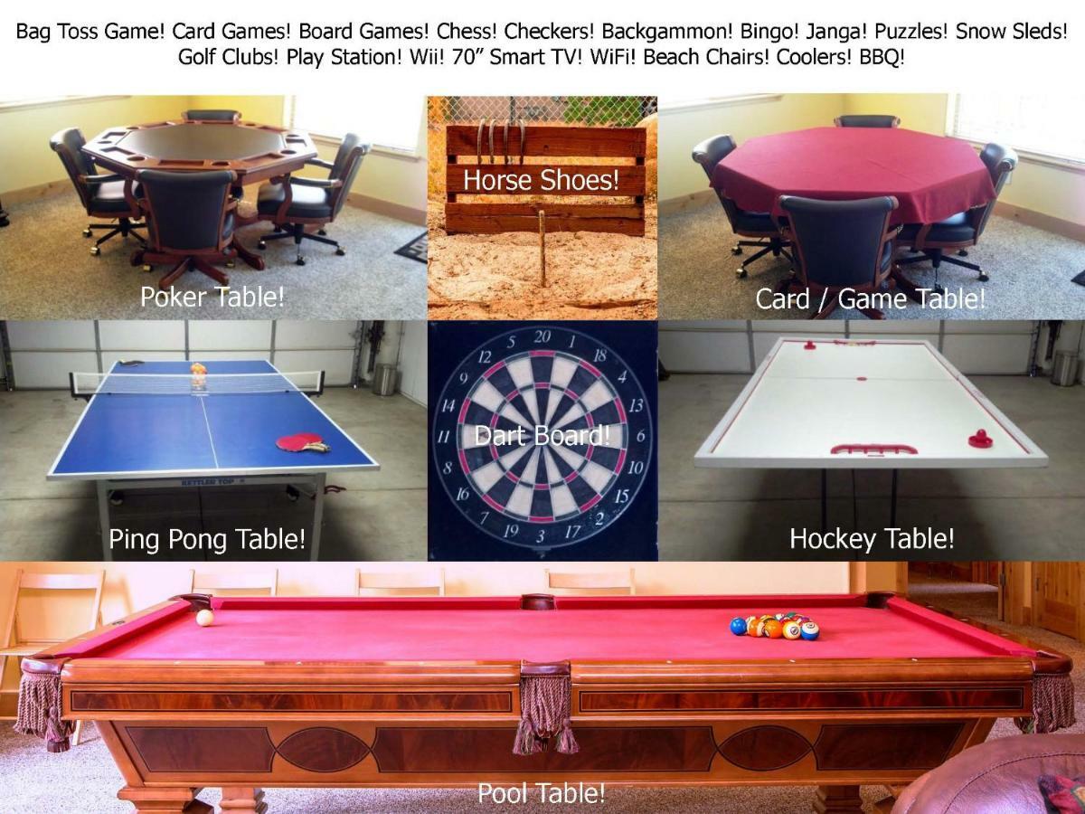5-Star Luxury Tahoe Cabin! Great Location! Pool Table!Darts! Poker! Ping Pong! Games! South Lake Tahoe Ngoại thất bức ảnh